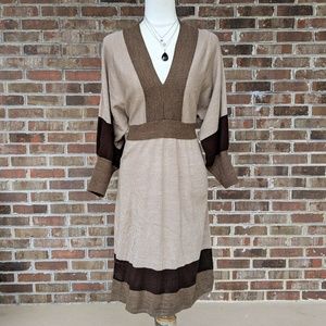 EUC Connected Apparel V Neck Sweater Dress Sz XL